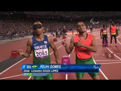 Athletics - Men's 200m - T11 Final - London 2012 Paralympic Games