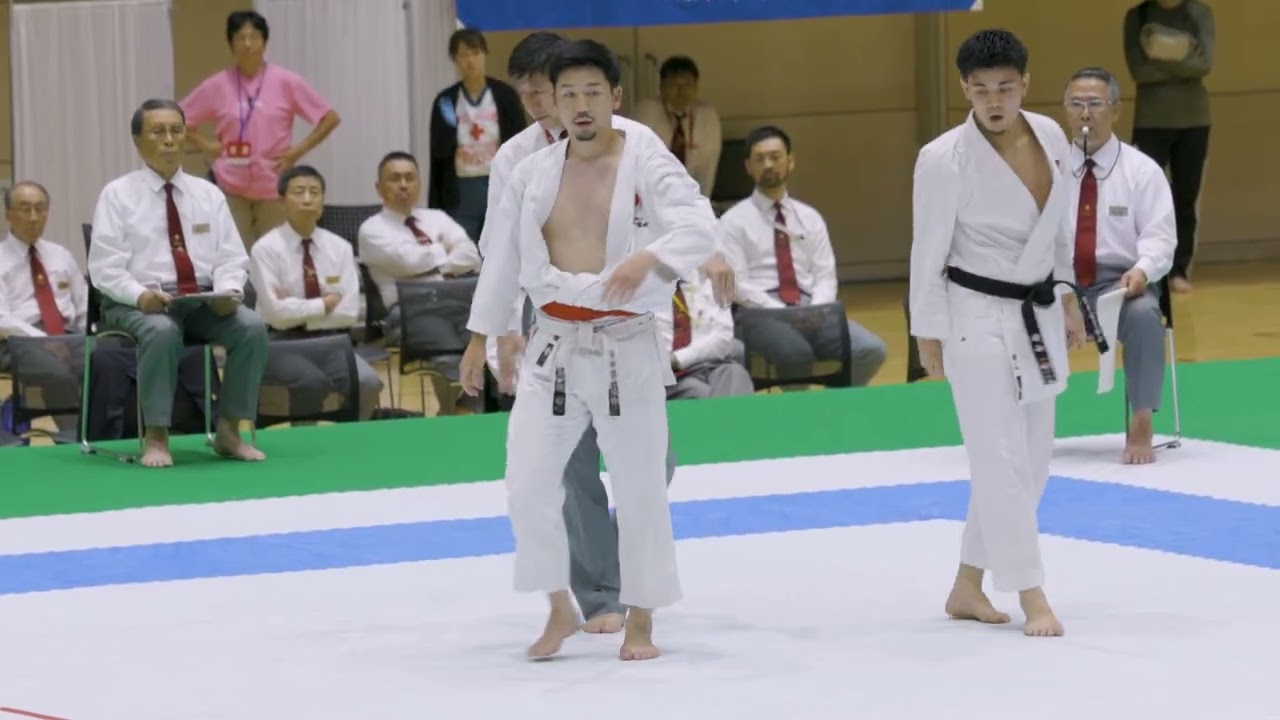 準決勝 廣瀬光選手 対 崎山慶成選手 第67回全国空手道選手権大会