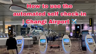 Automated Self Check-in at Changi Airport | Cebu Pacific #tutorial #checkin #selfcheckin #kiosk