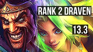 DRAVEN & Blitz vs ZERI & Lulu (ADC) | Rank 2 Draven, 8/1/2, Rank 10, Godlike | KR Challenger | 13.3 DRAVEN & Blitz vs ZERI & Lulu (ADC) | Rank 2 Draven, 8/1/2, Rank 10, Godlike | KR Challenger | 13.3