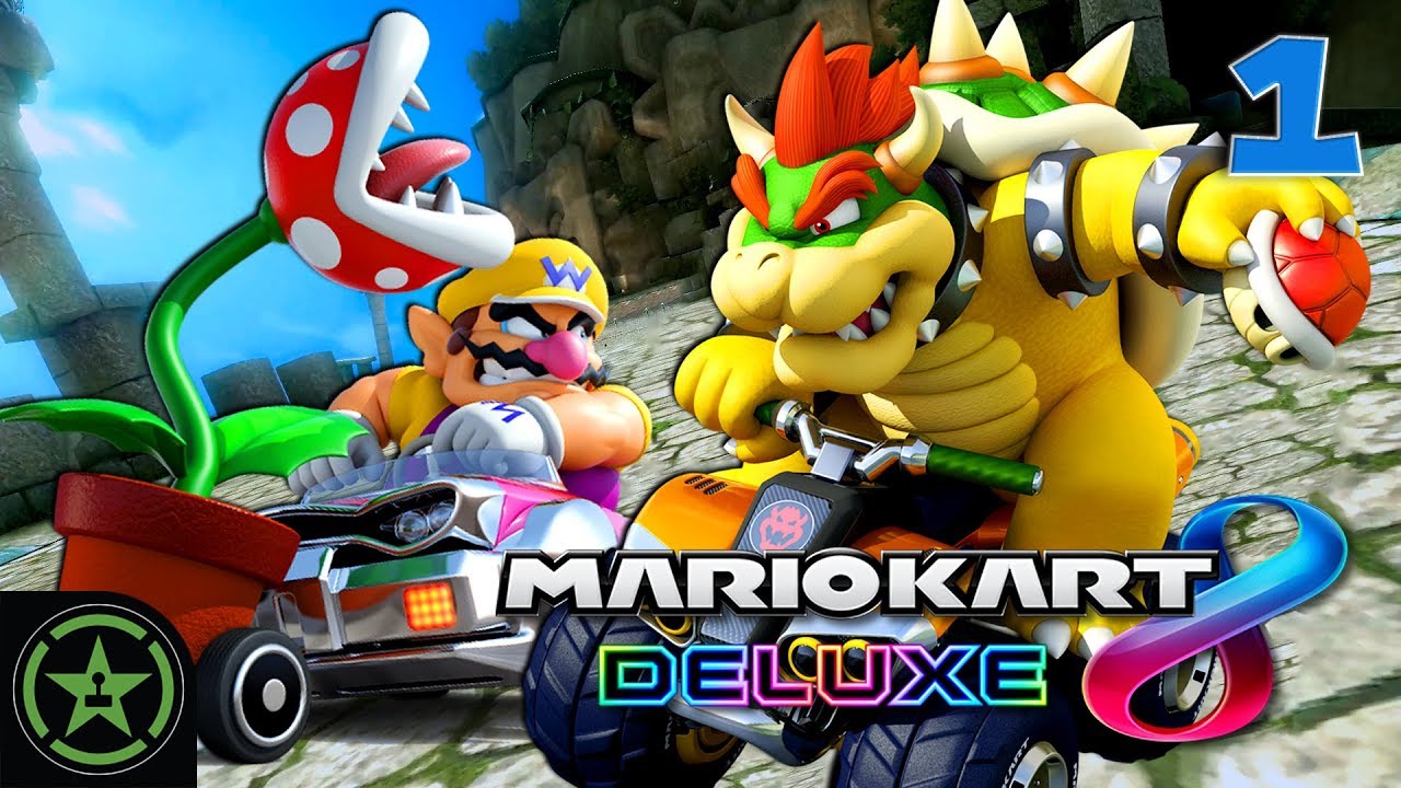 Mario Racing Game Let's Play - Mario Kart 8 Deluxe: Race 1 - YouTube