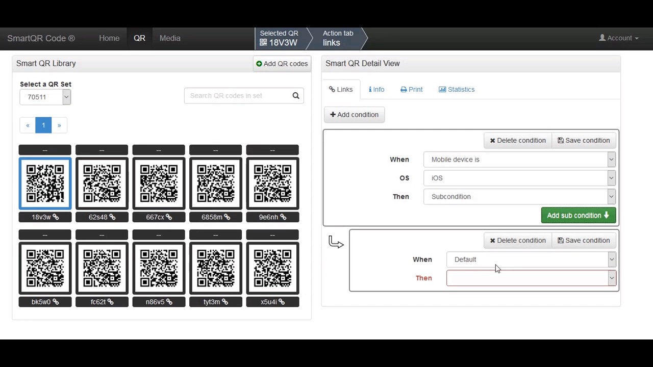 How to programm a Smart QR code with more conditions - YouTube