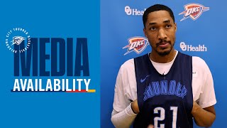 Practice Media Availability with Aaron Wiggins | December 27, 2025 | OKC Thunder