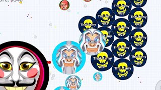 RANDOM TEAM TO 1ST PLACE 🥇 (AGAR.IO MOBILE)
