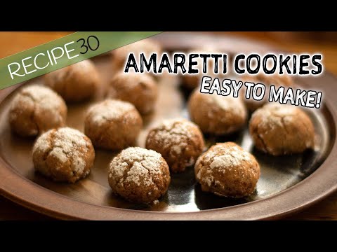 Soft Amaretti Cookies, Delicious!