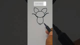 How to draw a Bat/easy drawings/drawing for kids/drawing animals/sl kalathra #shorts
