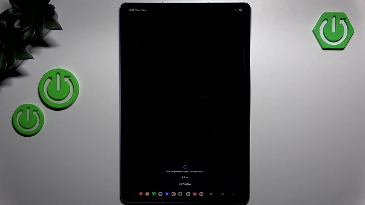 SAMSUNG Galaxy Tab S10 FE+ 5G – How to Manage Google Wallet