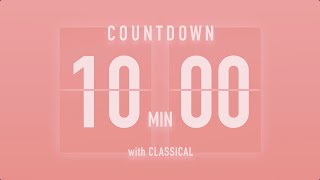 10 Minute Countdown Flip Timer With Classical Music 🎹 9th Symphony Finale - Beethoven 🎼 screenshot 4