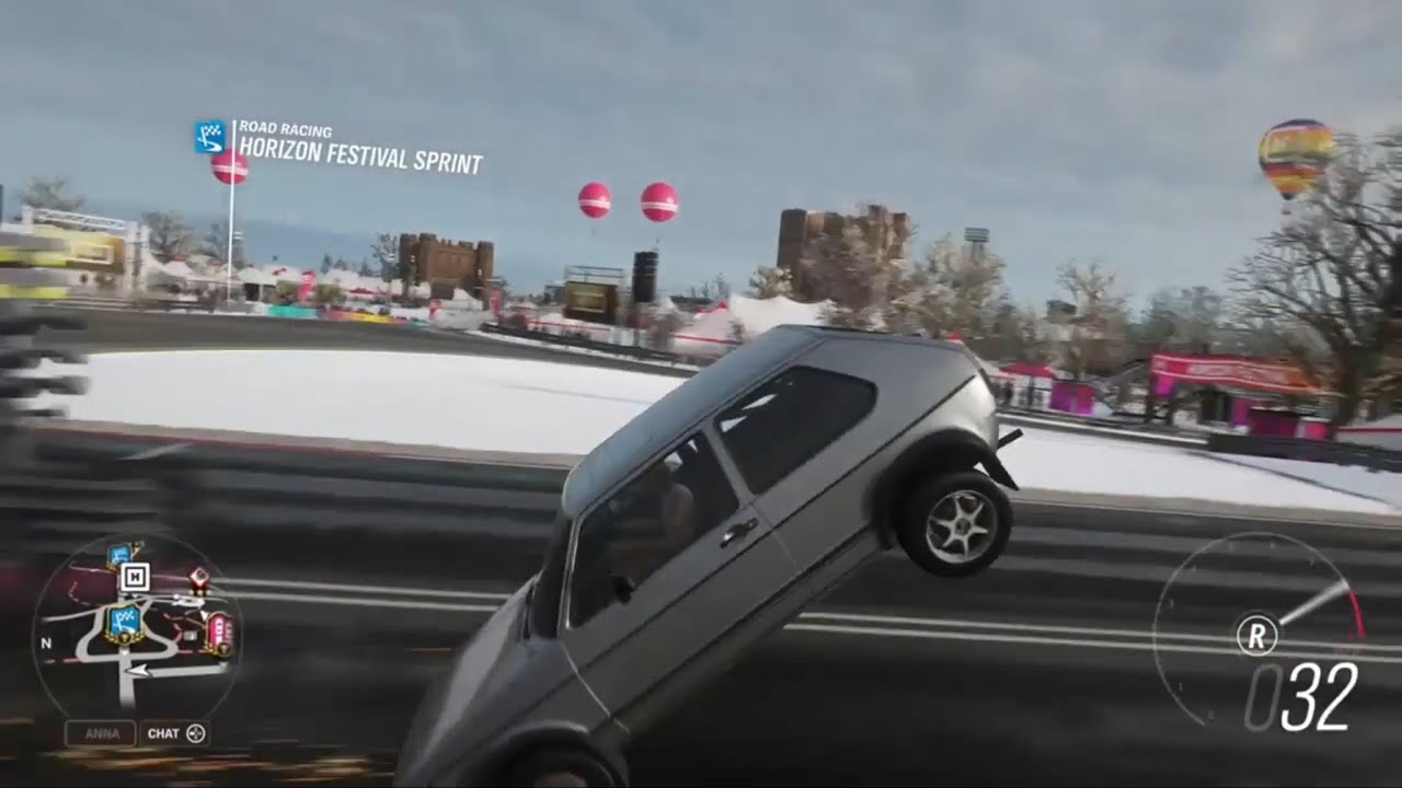 Reverse wheelie golf gti tune forza horizon 4 YouTube