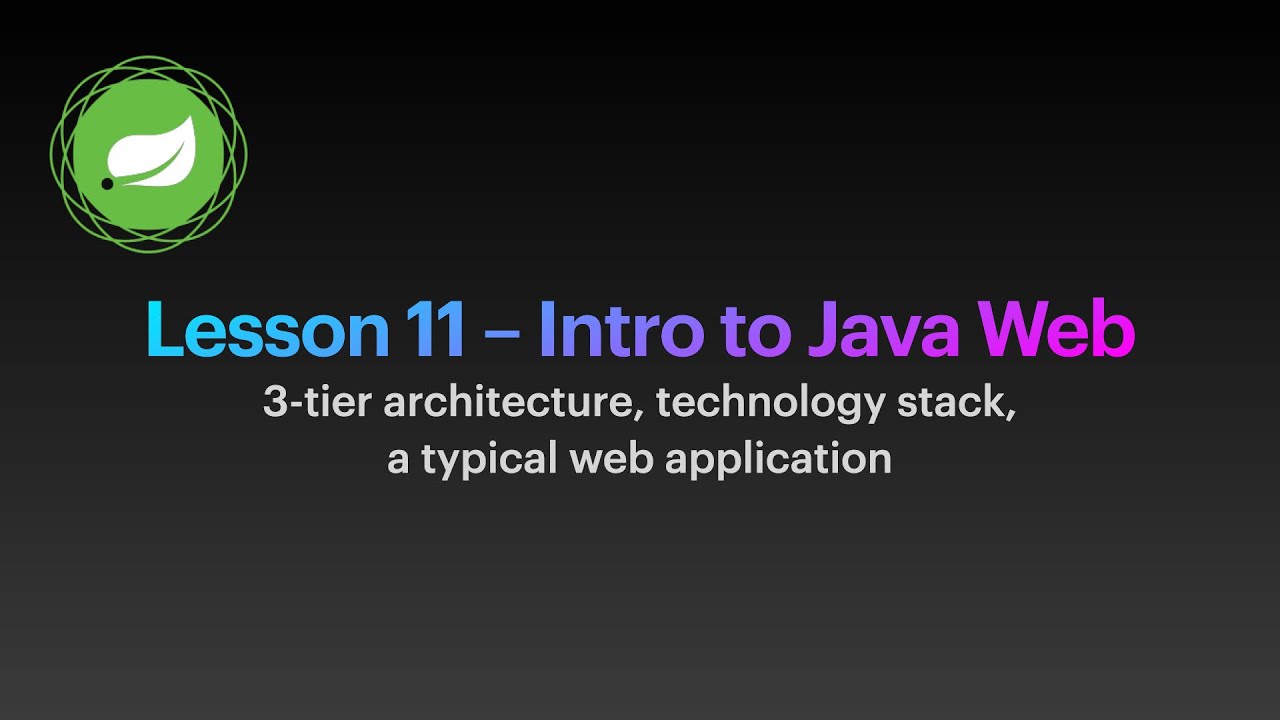 Вступ до Java Web. 3-рівнева архітектура - YouTube