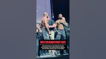 Usman X Edwards faceoff 👀 #UFC278