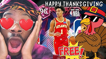 *FREE* PINK THANKSGIVING JALEN JOHNSON LOCKER CODE IN NBA2K26 MyTeam!! GAMEPLAY INCLUDED