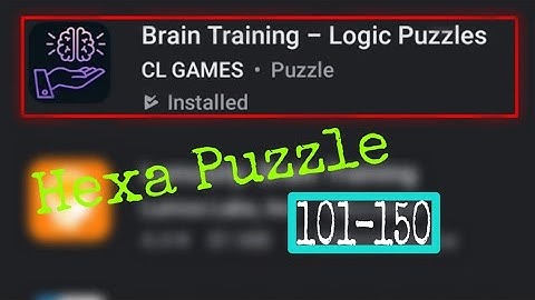Brain Training-Logic Puzzles||Heza Puzzule||101-150||