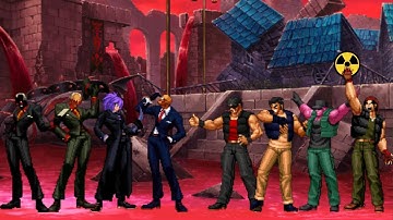 [KOF Mugen] Oswald Team VS. Clark & Ralf Team