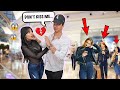 Rejecting My Girlfriend's Kisses In Front Of Other Girls! **GOT HEATED**