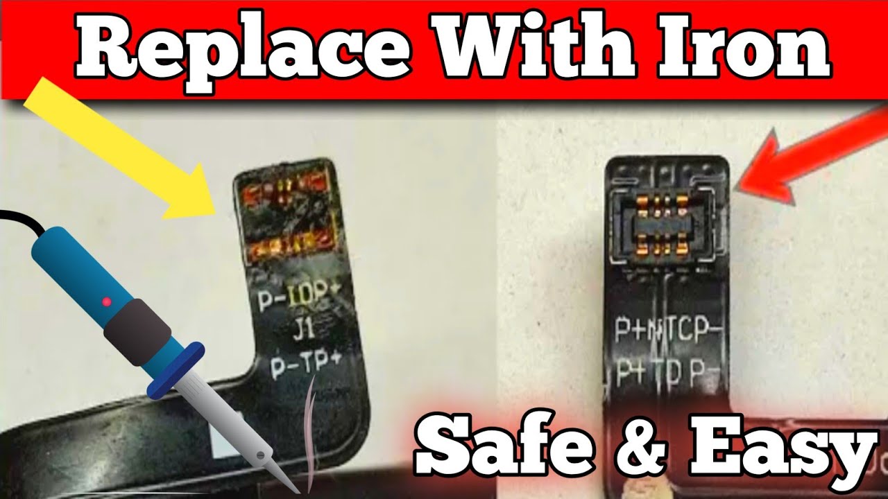 all battery Connector Replace New Trick // battery connector