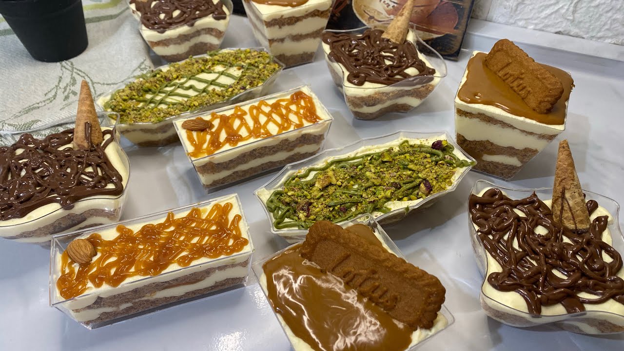 كاسات الكنافة بنكهات مميزة | وفري فلوسك واستمتعي بطعم احلى من المحلات الشهيرة😉