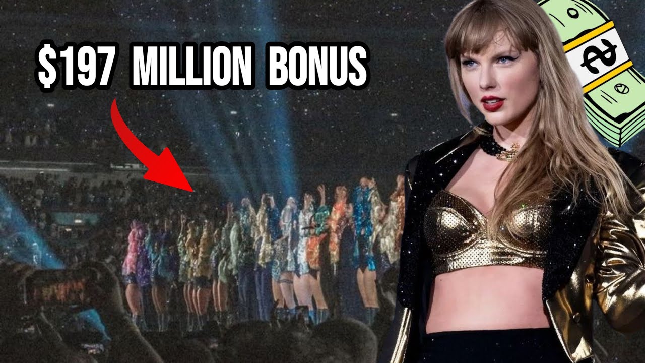 Taylor Swift Gave $197 MILLION BONUS to Eras Tour Crew - YouTube