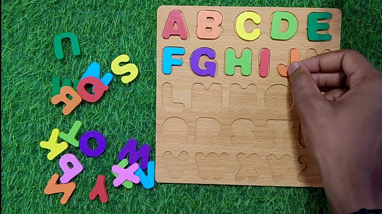 a-a ✴︎です。R11✖️1 R12✖️1 ABC Puzzle | Help Me Find The Alphabet Letters | Preschool