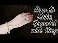 How to make bracelet with ring @missyscreation