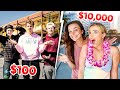 $100 VACATION vs. $10,000 VACATION!