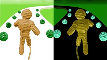 Rope Man Run vs Reverse gameplay Colour Run walkthrough , iOS Android New Update ( part : 516 )