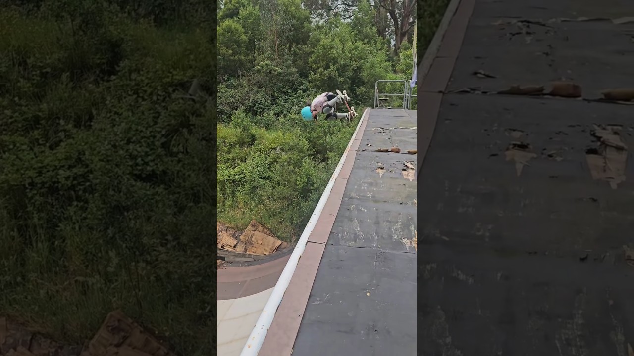 The girls skating Megaramp! Kihana, Lilly, and Kairi were all stoked, landing airs out of coping!