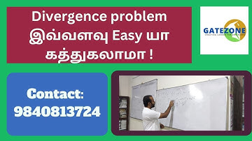 GATEZONE COIMBATORE LEARN THROUGH PYQ | MATHEMATICS| TRB-2023 | DIVERGENCE RELATED MCQ