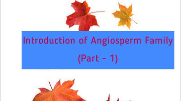 Introduction of Angiosperm Family (Part-1)|#angiospermfamily
