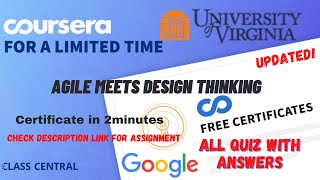 Adile meets Design Thinking,(week-1-4) All Quiz Answers.#coursera #quiztime #answers #quiz #mr #mr