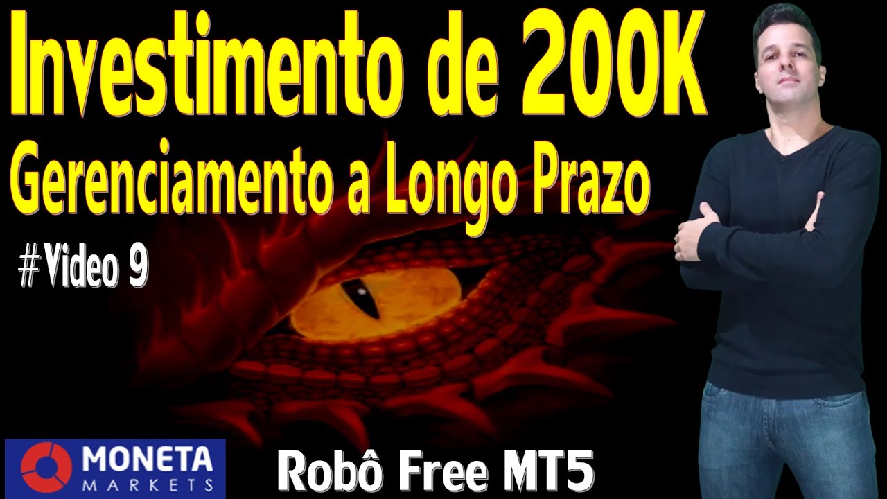 Investimento + Gerenciamento (FOREX) ROBÔ FREE do Canal – Moneta Markets/IC Markets/FBS/RoboForex