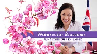 Watercolor Cherry Blossom: Class Overview