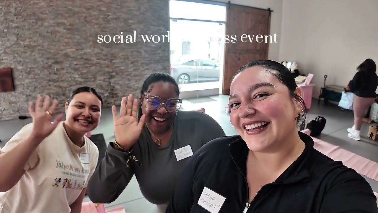 Social work wellness event