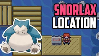 How to Catch Snorlax - Pokémon FireRed & LeafGreen