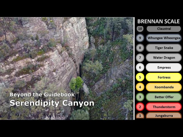 OzCanyons - Beyond the Guidebook - Serendipity Canyon class=