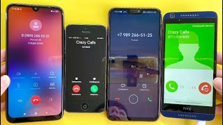 Incoming and Outgoing Calls Redmi Note 7, IPhone 5, Honor 8X, HTC desire 626