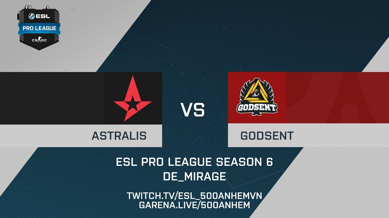Astralis vs GODSENT - de_mirage - ESL Pro League Season 6 Day 9