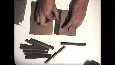 Card and Envelope Mini Album  Tutorial part 1.wmv