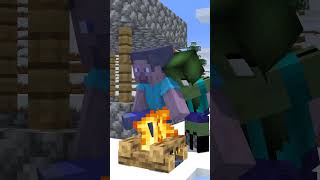 Despair Is The Best Weapon Against Snow Golem - Minecraft Animation #Shorts