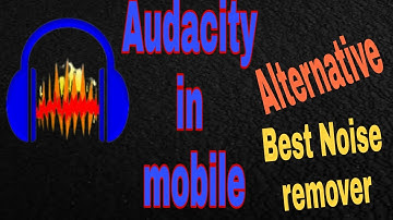 Audacity in mobile best alternative app for audacity. Noise reduser app tutorial.