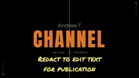 Redact to edit text for publication in LibreOffice Writer