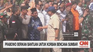 Prabowo Berikan Bantuan untuk Korban Bencana Sumatera Barat