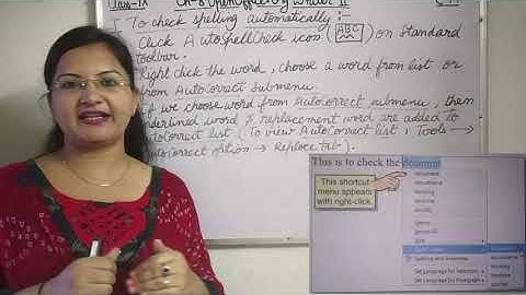 CBSE CA(Computer Application) Class-9 Ch-8 OpenOffice.org Writer-II Part-2