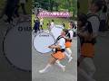 パーカス隊もダンス 京都橘高校吹奏楽部 万博公園パレード #オレンジの悪魔 #京都橘高校吹奏楽部 #kyoto Tachibana