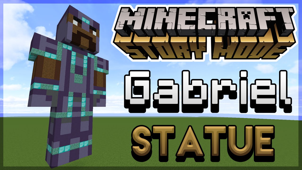 How to make a Gabriel Statue! [Minecraft Story Mode] - YouTube