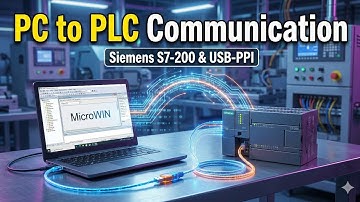 How to Connect PC to Siemens S7-200 PLC | PPI Cable Communication Setup Guide | #SiemensPLC #S7200 