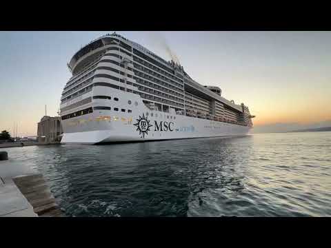 MSC Fantasia start on Trieste Port