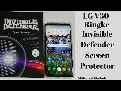 LG V30 Ringke Invisible Defender Screen Protector Review