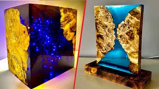 4 Most Amazing Night Lamp With Epoxy Resin | Home Decor | Resin Art