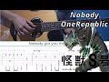 Nobody  onerepublic kaiju no 8 ending  fingerstyle guitar  tab  lyrics  chords